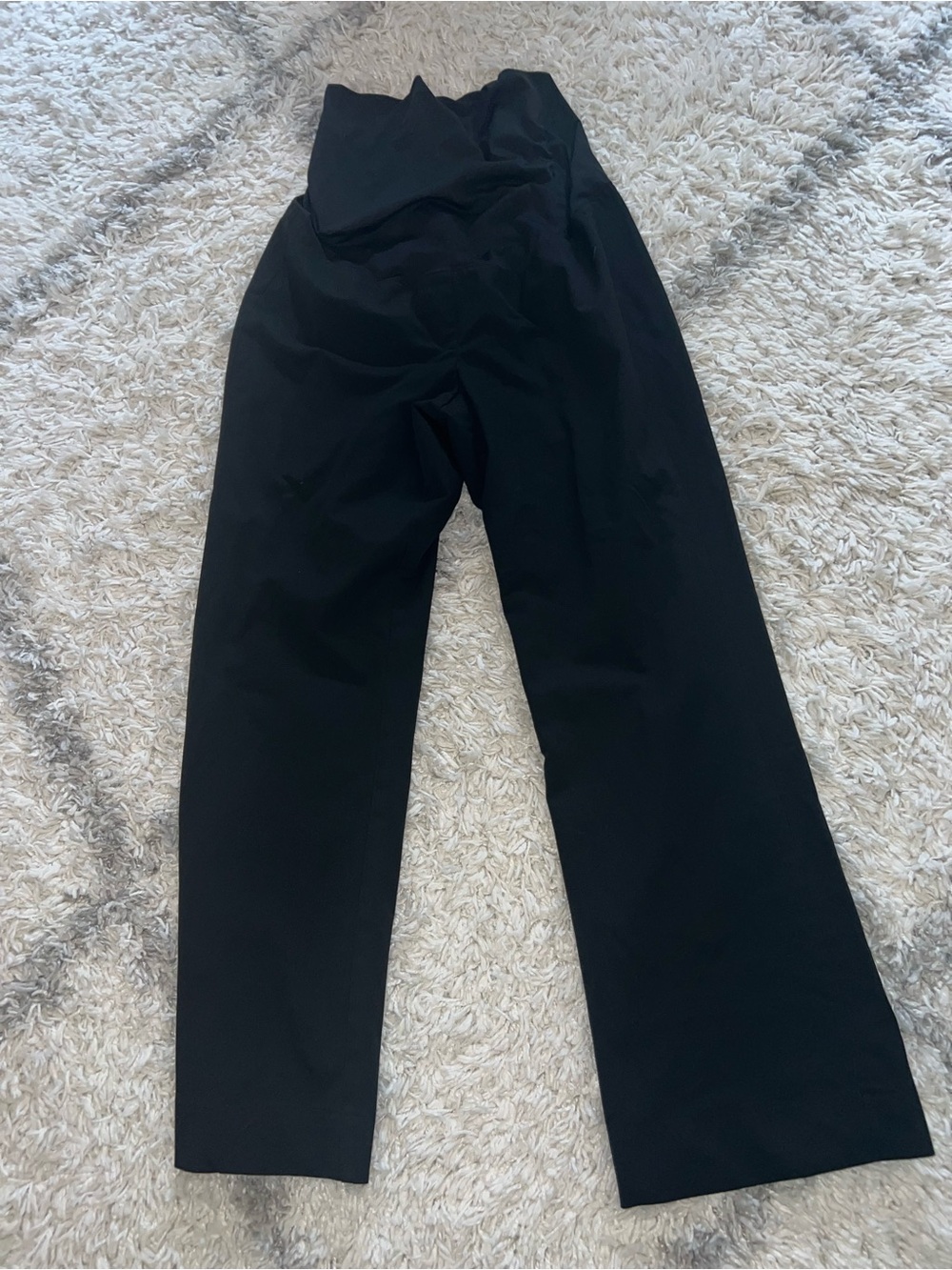 Maternity LOFT Black Wide-Leg Pants